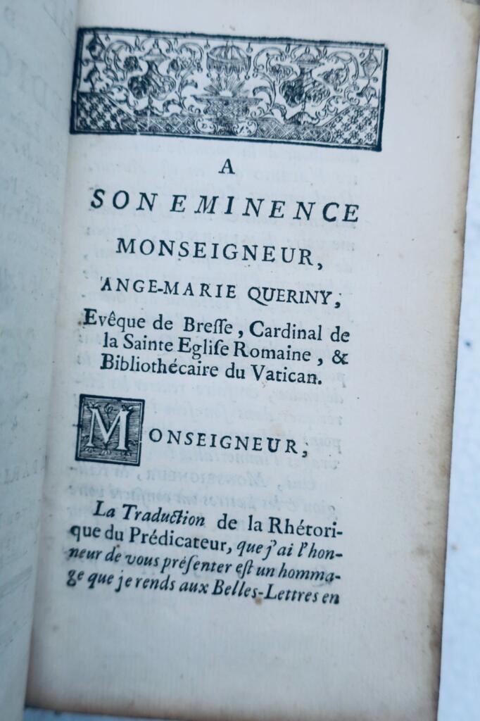 prédication RHETORIQUE DU PREDICATEUR 1750