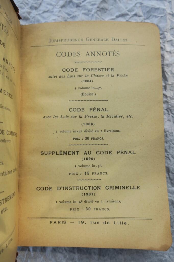 Press Law Code 1911