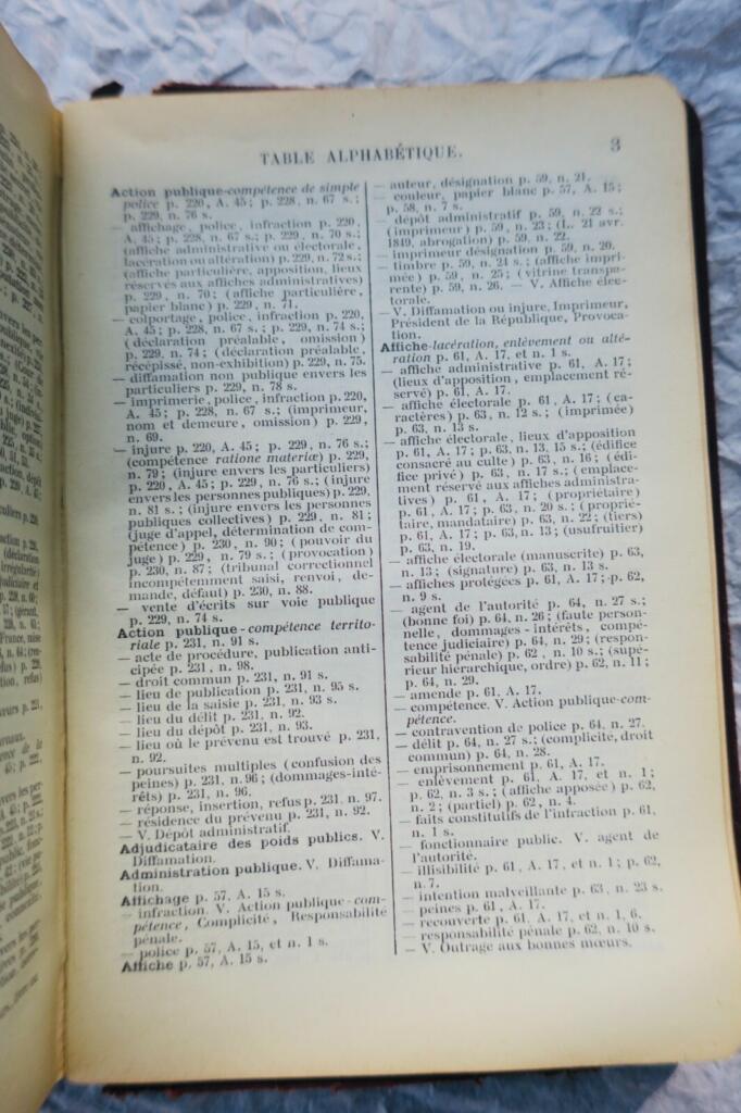 Press Law Code 1911