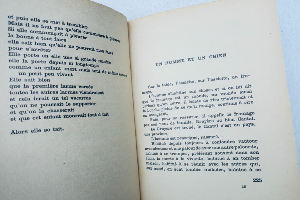 PRÉVERT Jacques. Spectacles, 1951