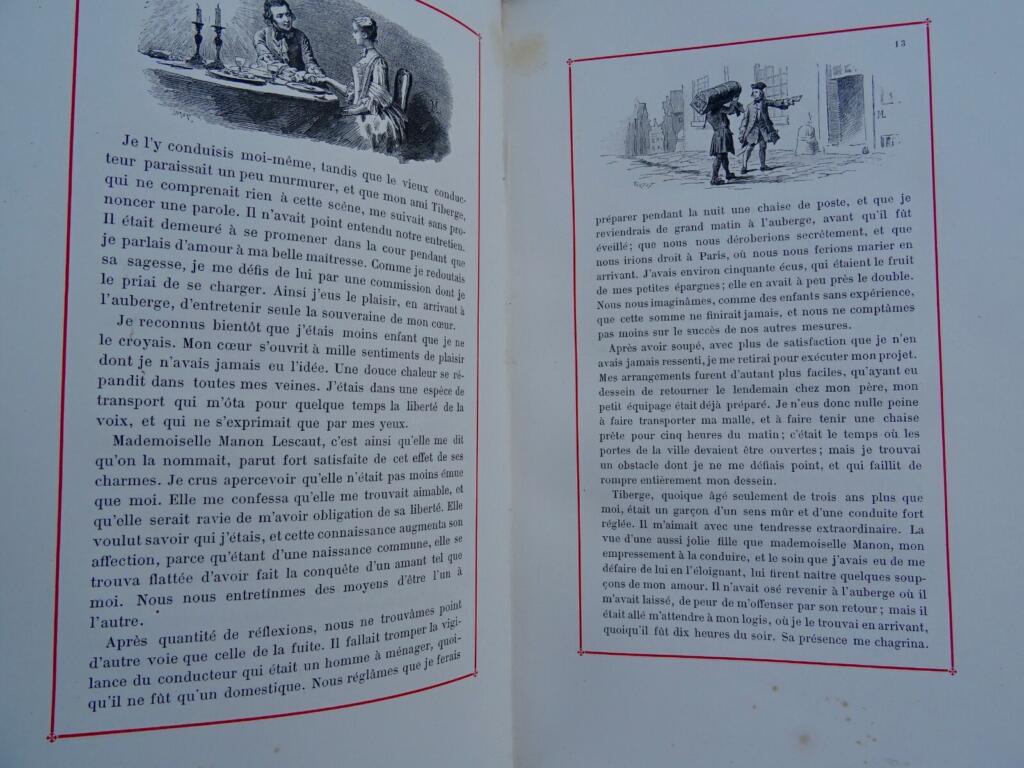 PREVOST Histoire de Manon Lescaut illustré par Leloir