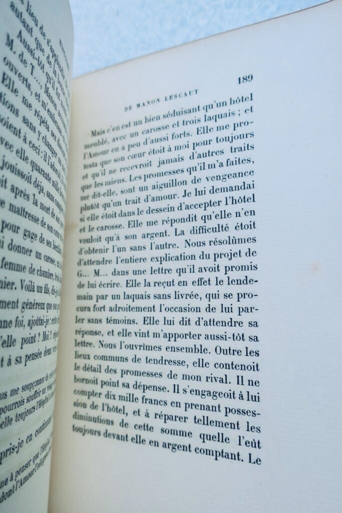 Eine Leidenschaft zerstört: Der Ritter und Manon