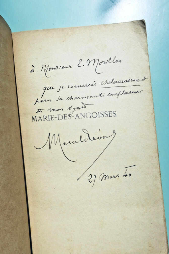 Prevost Marcel Marie-des-Angoisses + dédicace