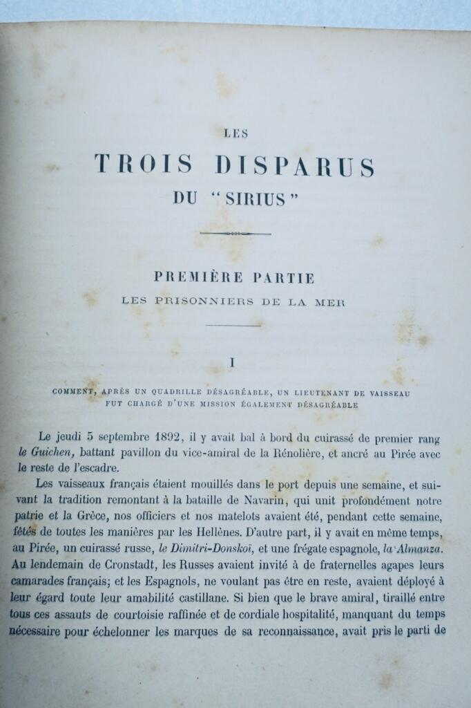 Price – E. Zier. Les Trois disparus du Sirius