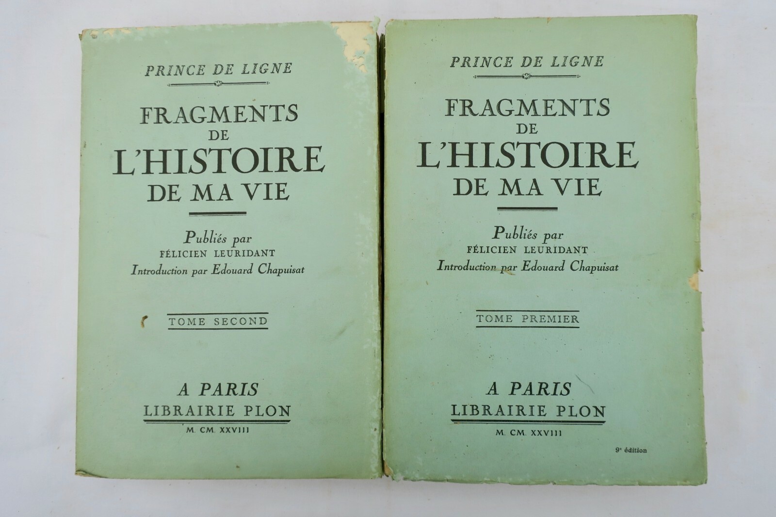 Prince De Ligne Fragments Of The History Of My Life 1928
