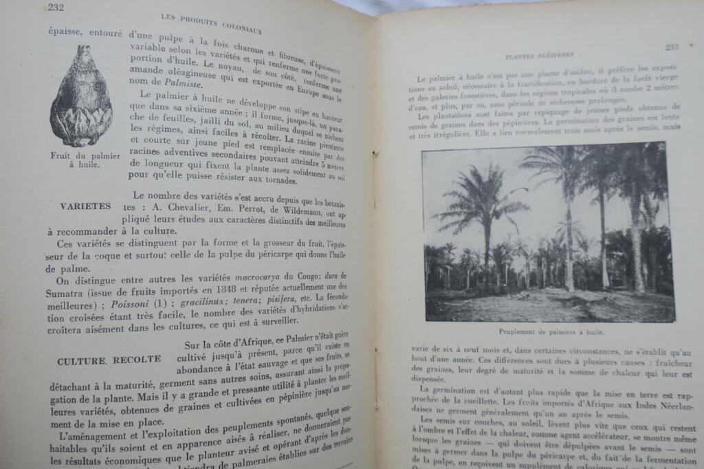 Colonial plant products overview