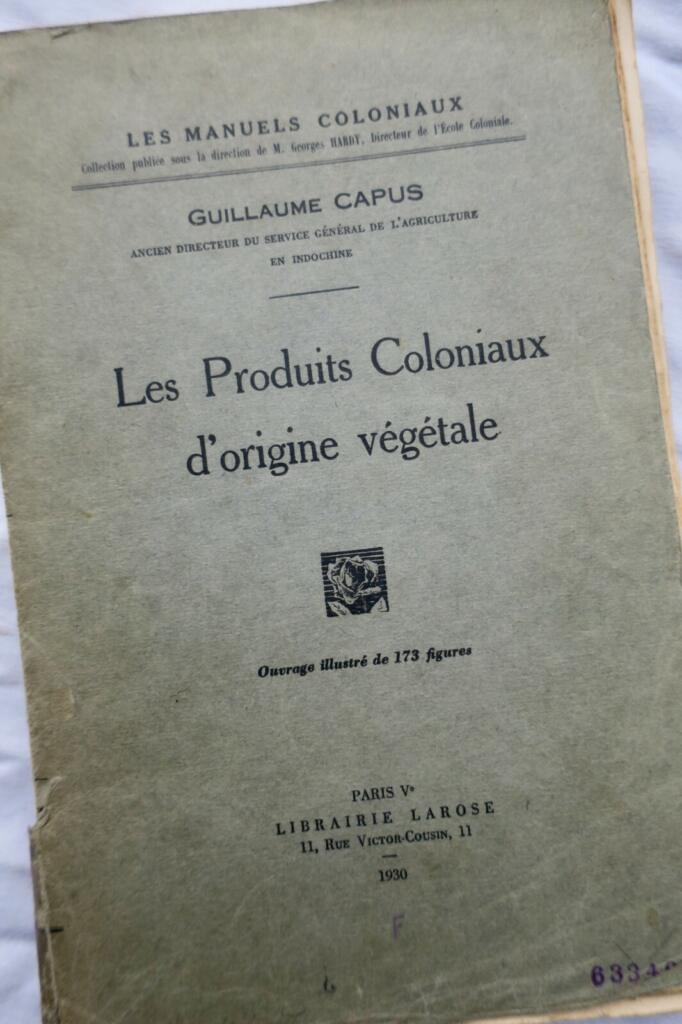 Colonial plant products overview