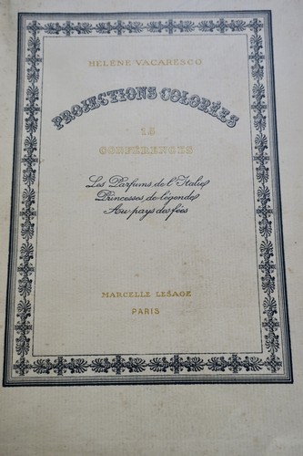 Farbenfrohe Projektionen: 15 Vorlesungen<span class="lla-card-orig-wrap"><span class="lla-card-orig">❦ Projections colorées. 15 conférences. Les parfums de l’Italie. Princesses de..</span></span> - La Librairie Antique