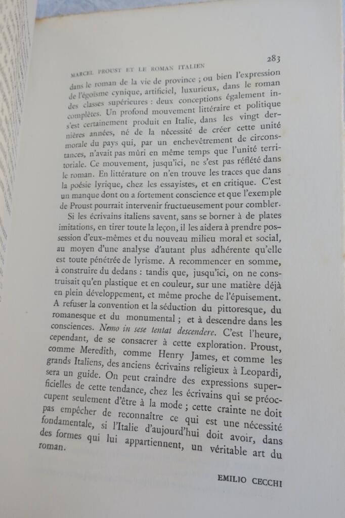 NRF-Hommage an PROUST, 1871-1922