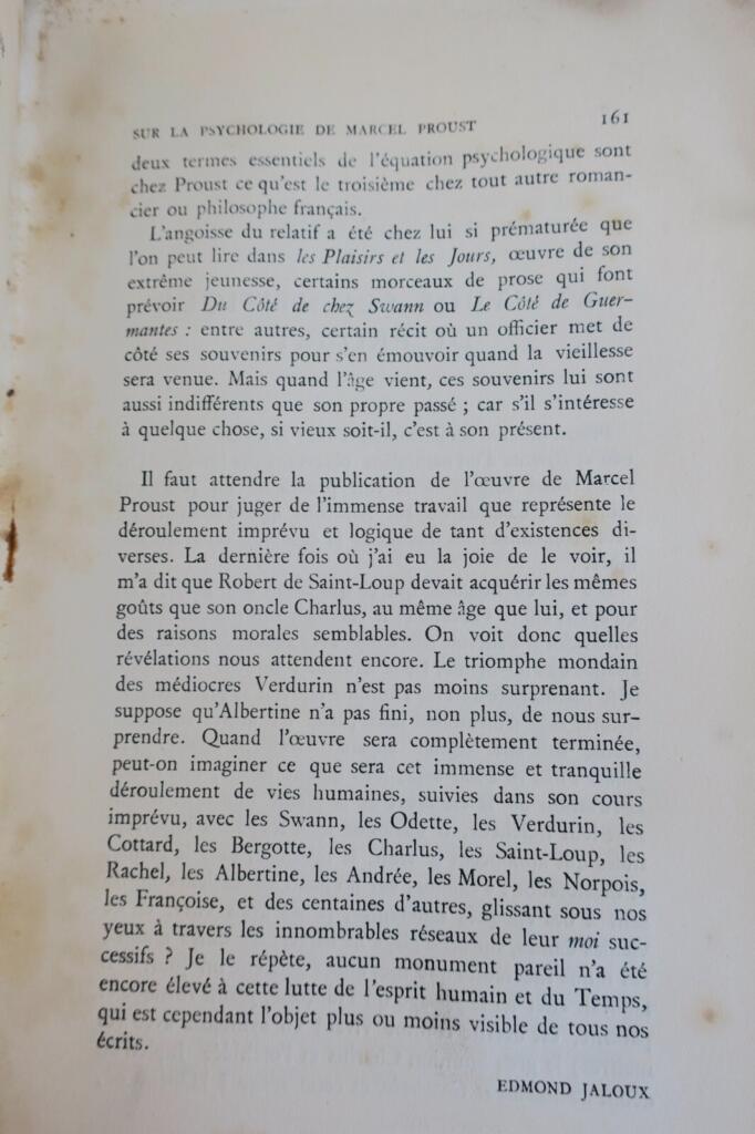 NRF-Hommage an PROUST, 1871-1922