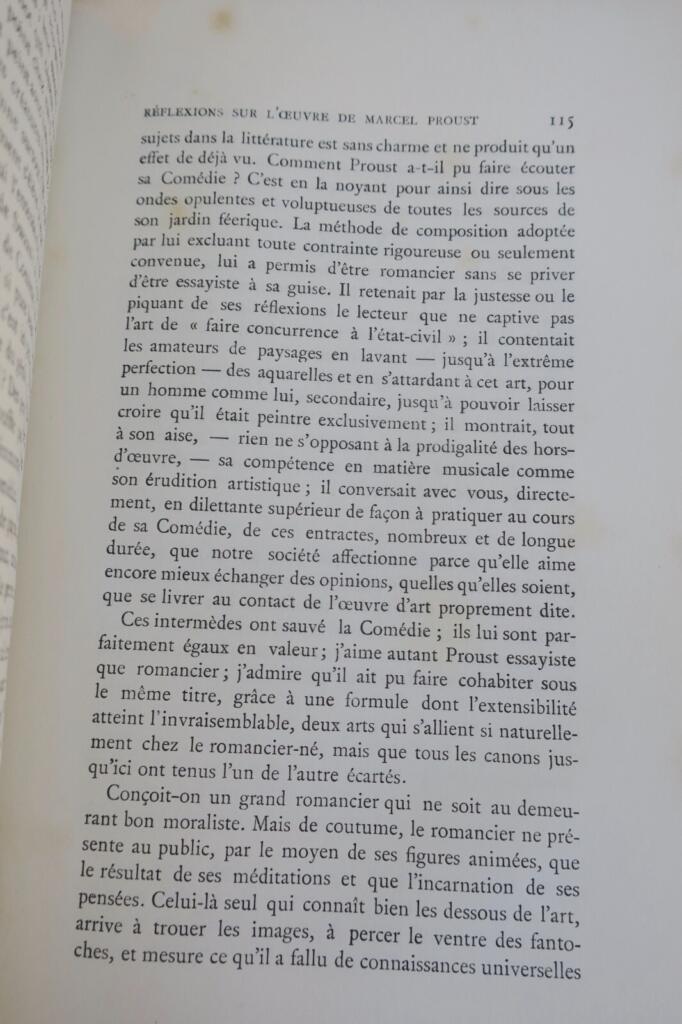 NRF-Hommage an PROUST, 1871-1922