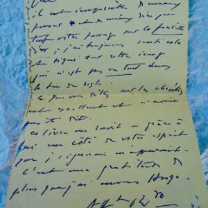 PROUST Reynaldo Hahn lettre signée