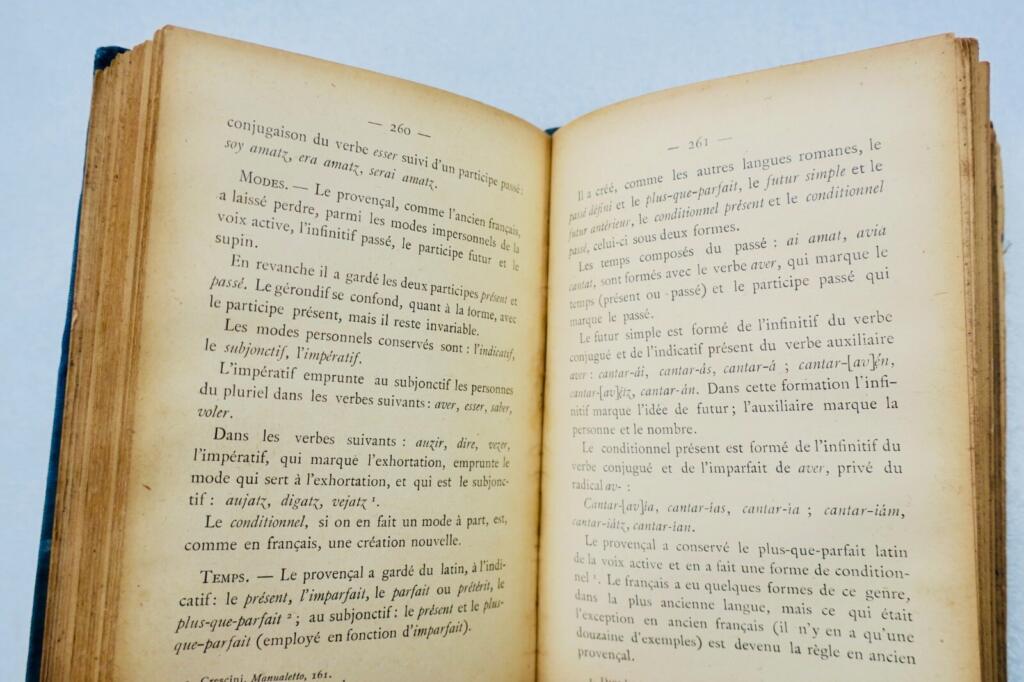 Ancient Provençal language phonetics and morphology