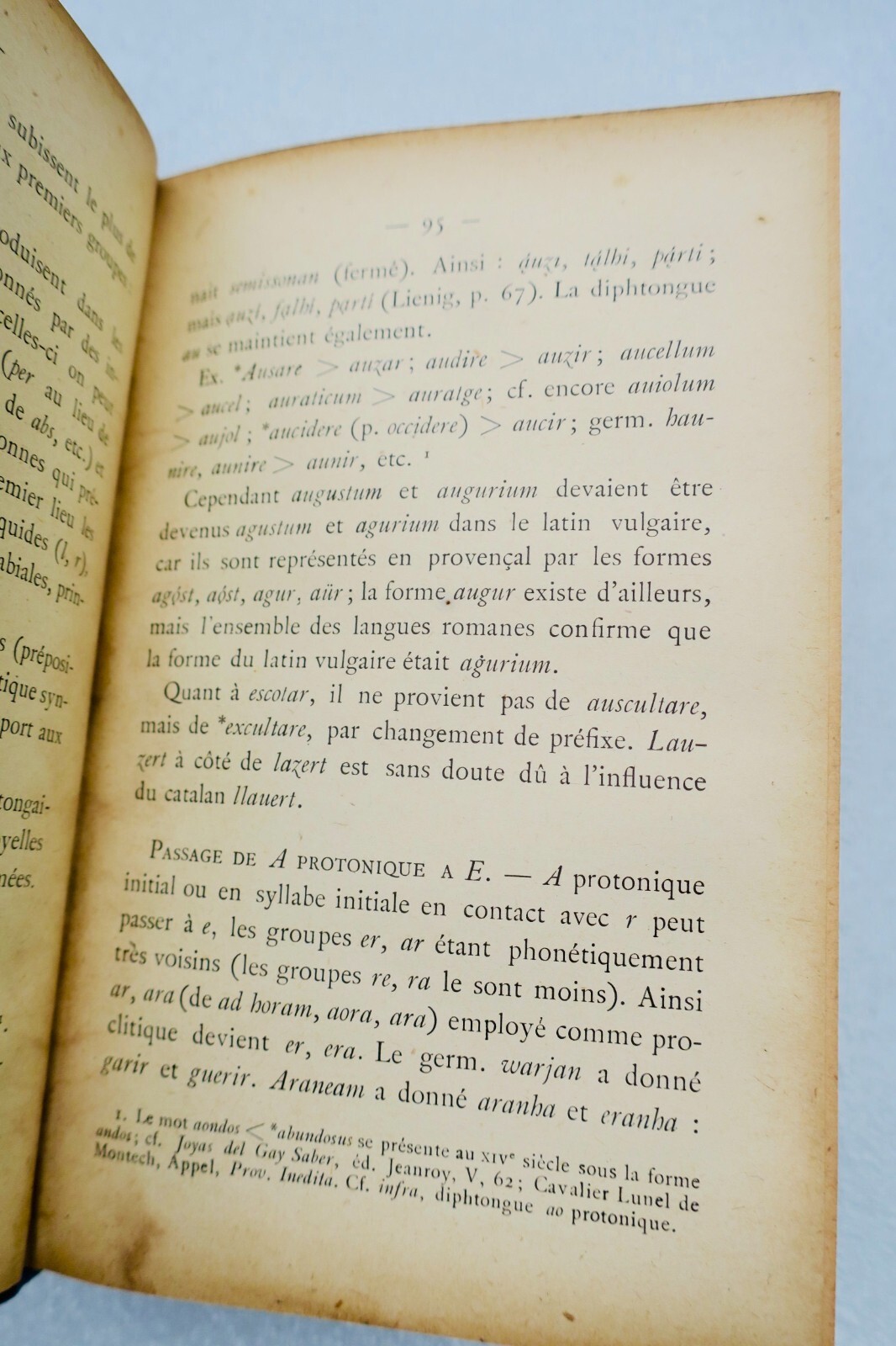 Provençal GRAMMAIRE DE L'ANCIEN PROVENCAL OU ANCIENNE LANGUE D'OC 1921 – Image 5