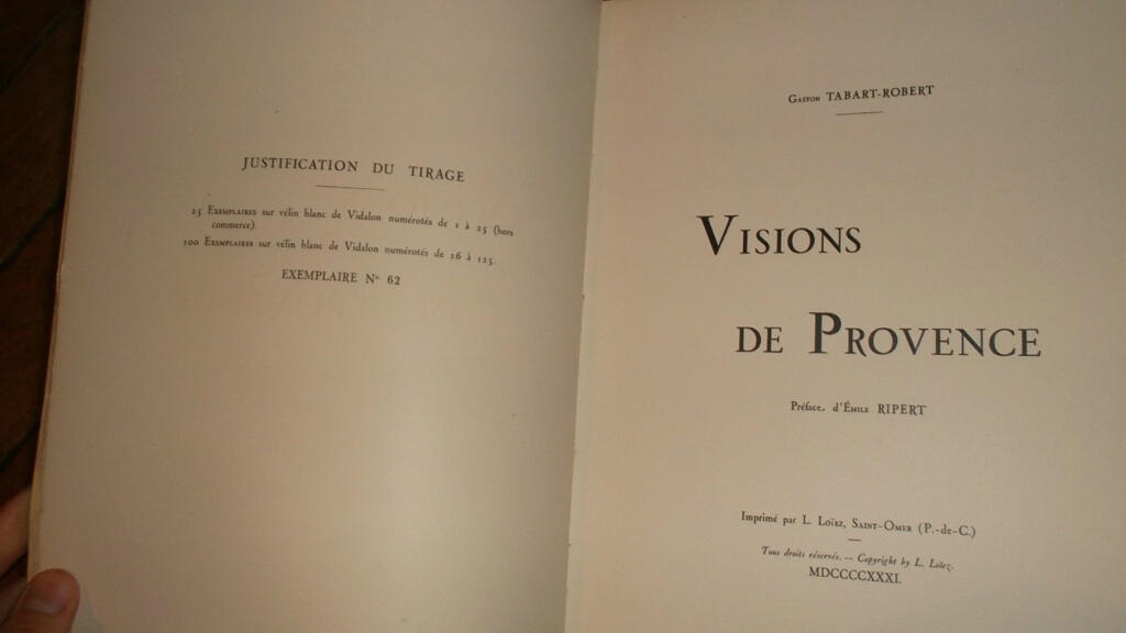 Visions de Provence von Gaston Tabart-Robert