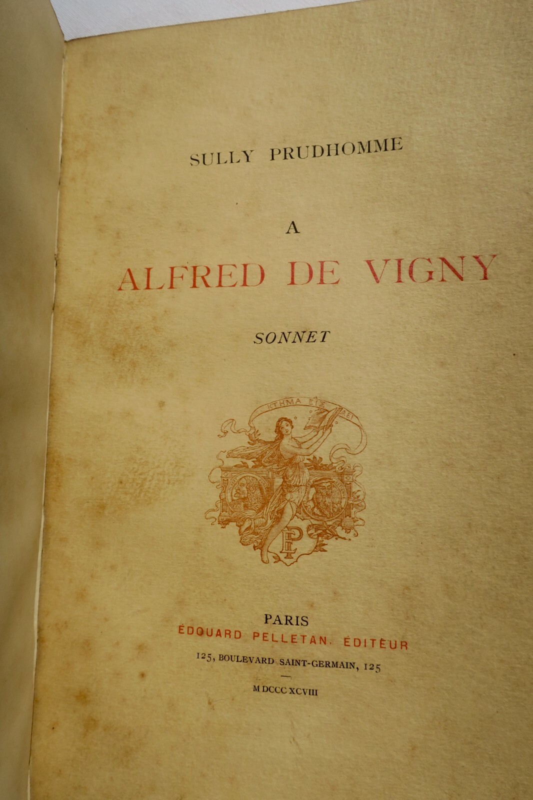 Sonnet to Alfred de Vigny - Image 3