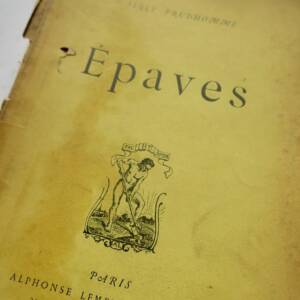 Prudhomme Sully Epaves 1908