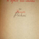 PSICHARI Henriette RENAN D'APRES LUI-MEME PLON 1937 - 295 pages. In-12 Br