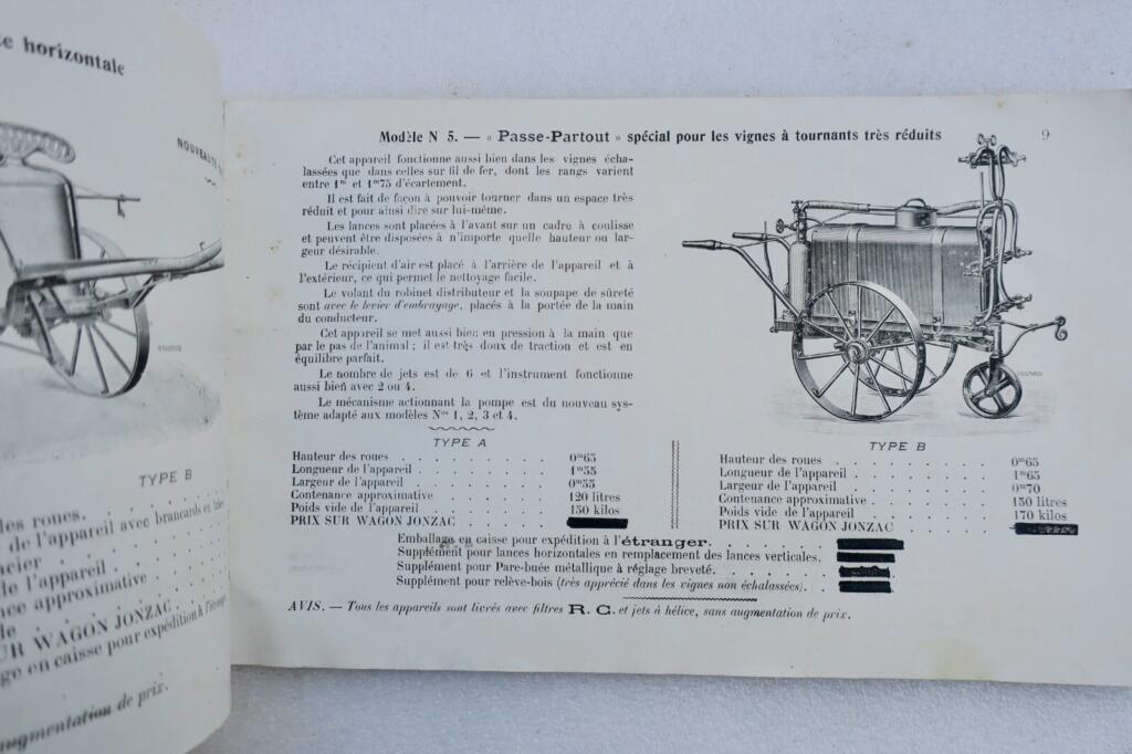 Traction-Powered Sprayers and Sulfur Dusters