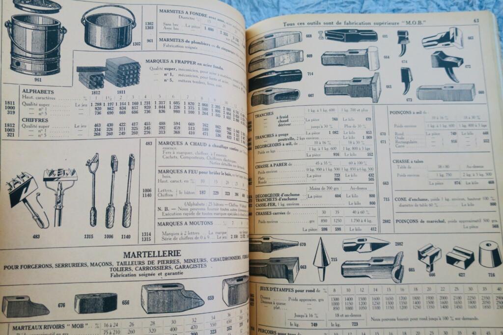 五金工具目录,塔布1953年