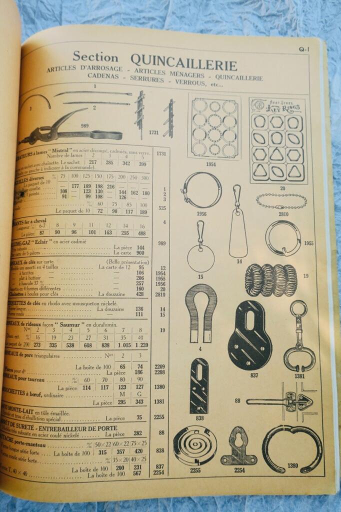 五金工具目录,塔布1953年