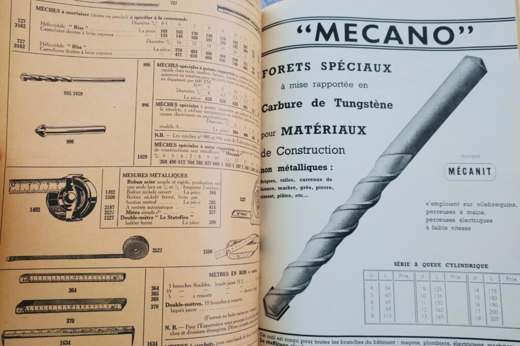 五金工具目录,塔布1953年