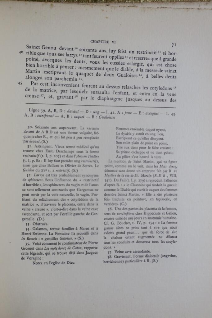 Rabelais’ Gargantua in seltener Ausgabe von 1913