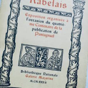 Rabelais - Exhibición Organizado De Del Cuarto Centenario de La