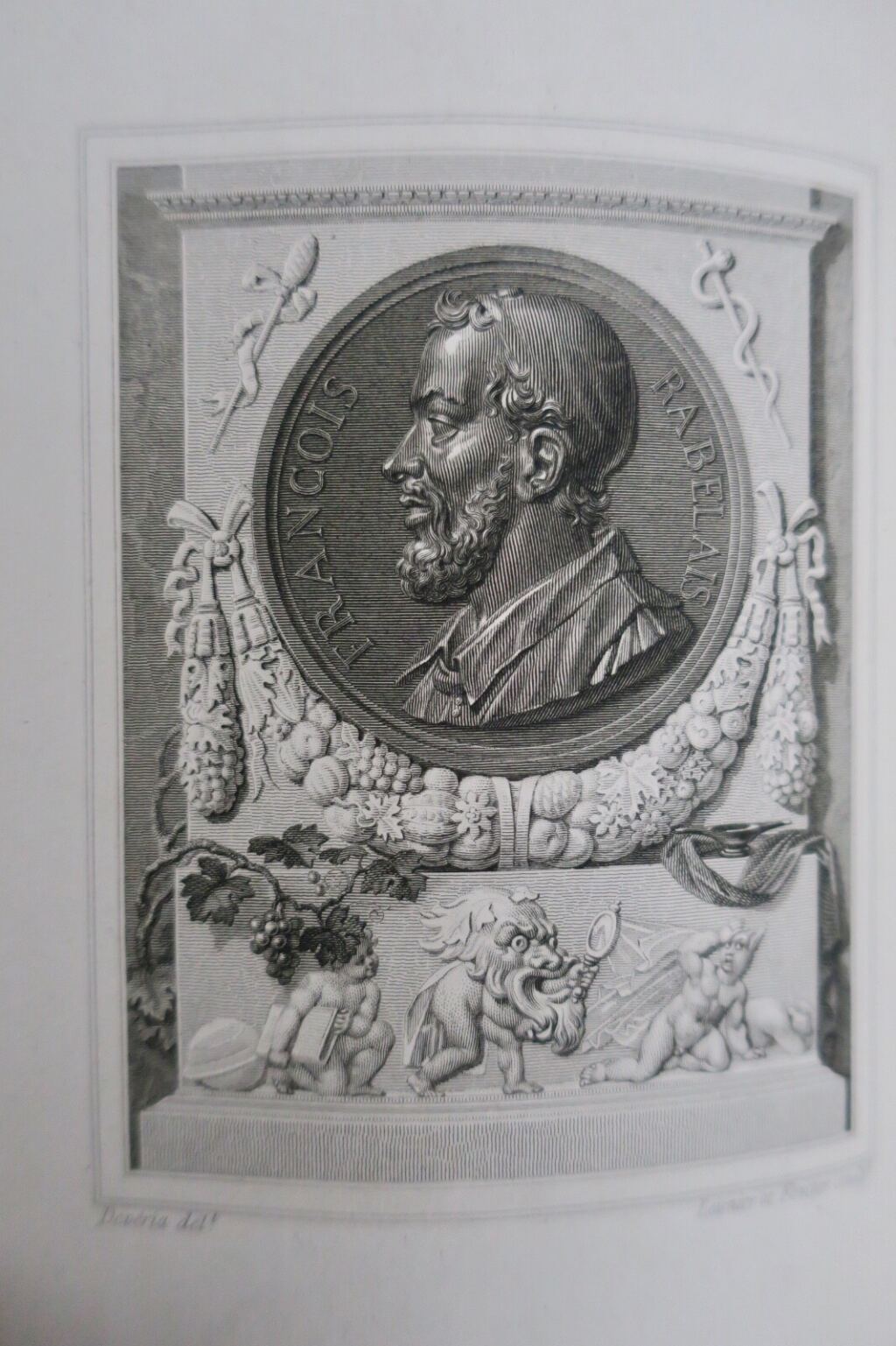 RABELAIS Werke von Rabelais 1823 Deveria