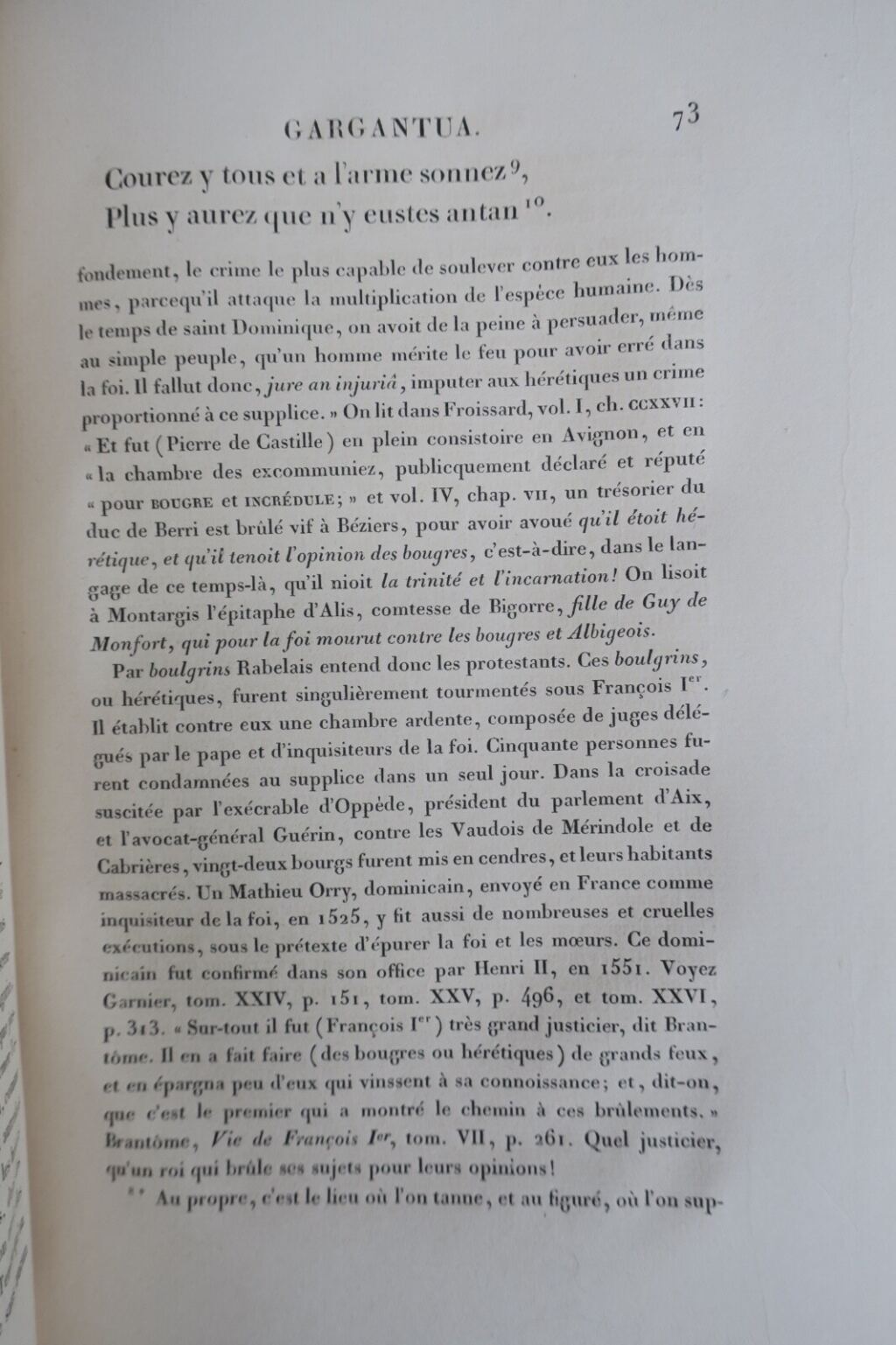 RABELAIS Werke von Rabelais 1823 Deveria
