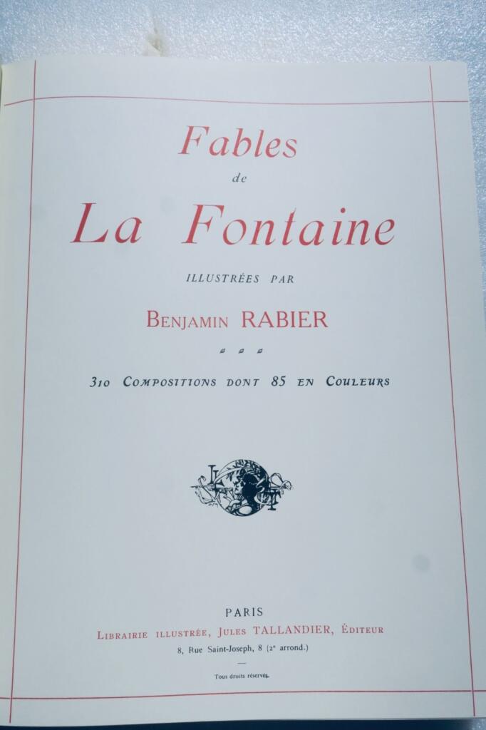 Illustrierte Fabeln von La Fontaine