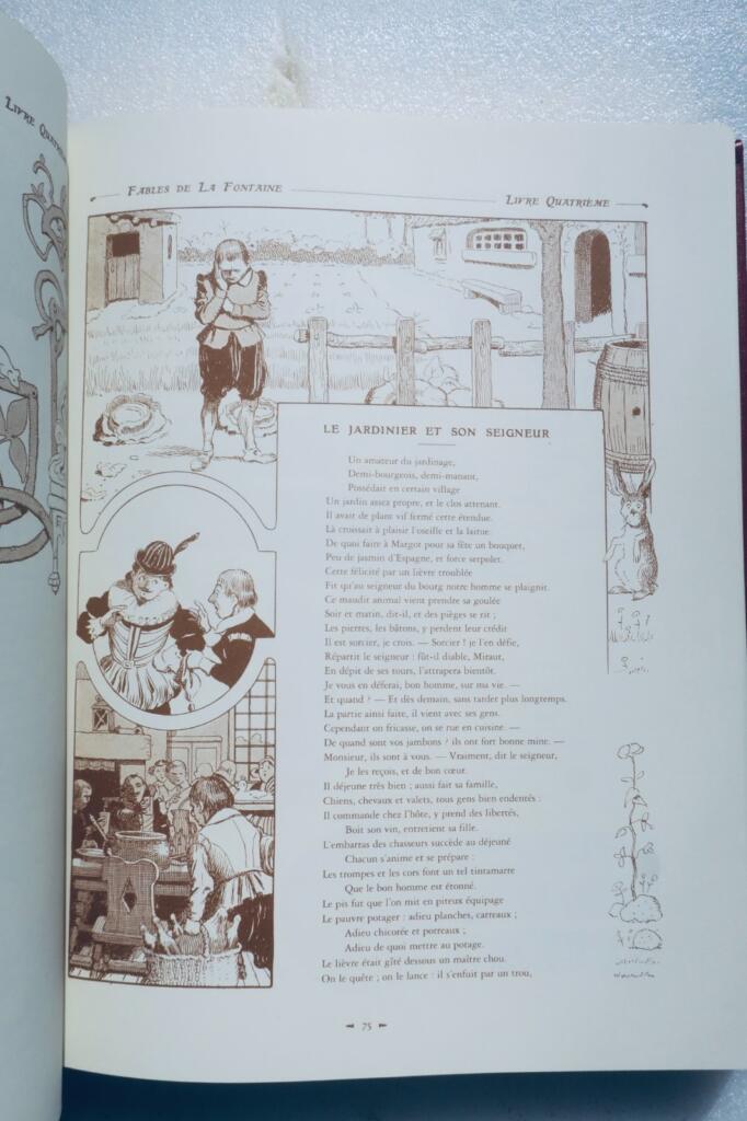 Illustrierte Fabeln von La Fontaine