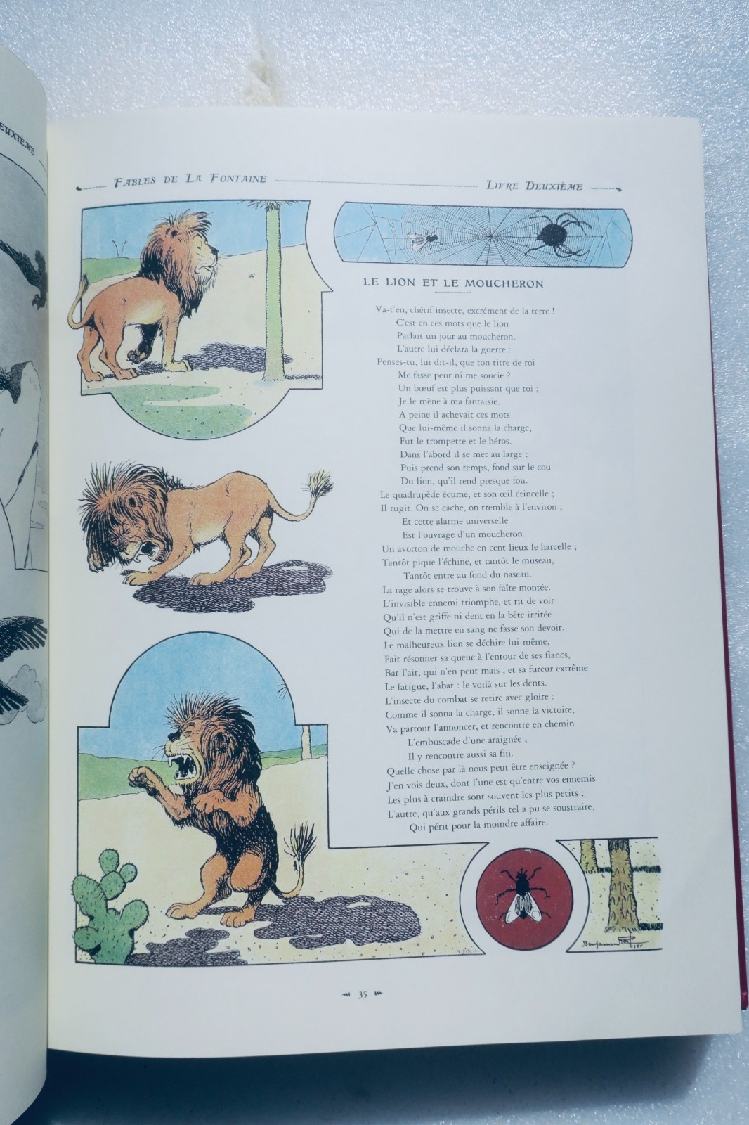 Illustrierte Fabeln von La Fontaine<span class="lla-card-orig-wrap"><span class="lla-card-orig">❦ Rabier FABLES de LA FONTAINE illustrée</span></span> - La Librairie Antique