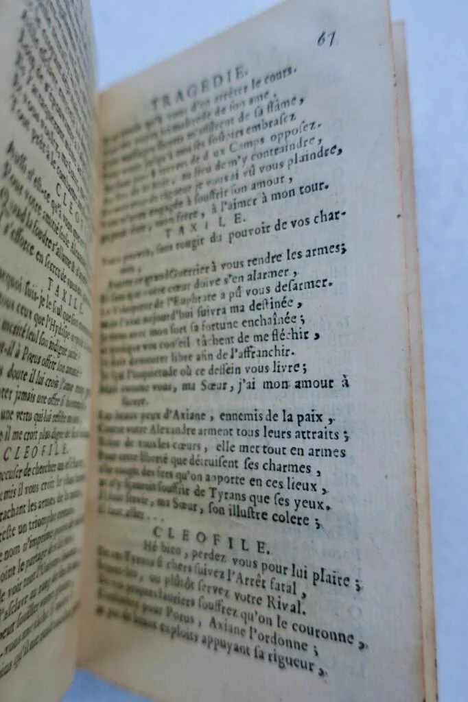 Racine Oeuvres de Racine 1738