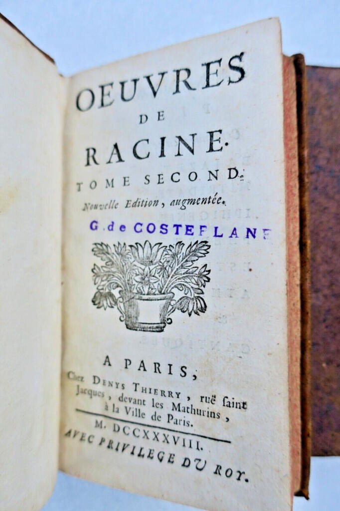 Racine's Collected Works in Fine Binding