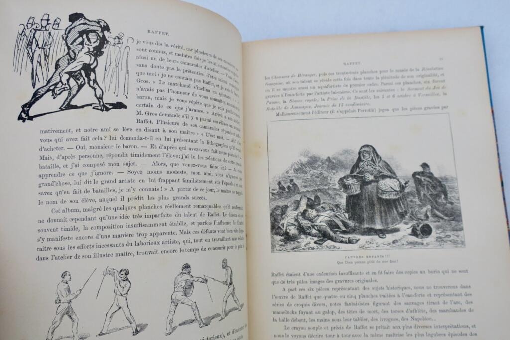 Raffets Werke: 100 lithographische Kompositionen und Gemälde
