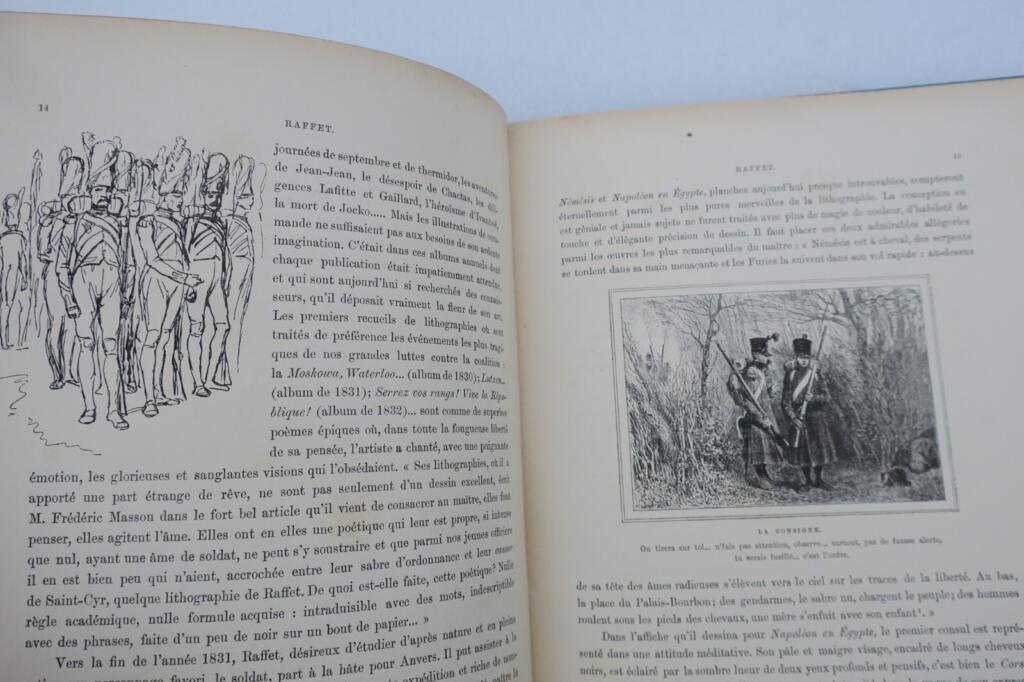 Raffets Werke: 100 lithographische Kompositionen und Gemälde