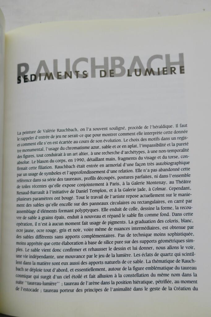 RAUCHBACH – Sédiments de Lumière
