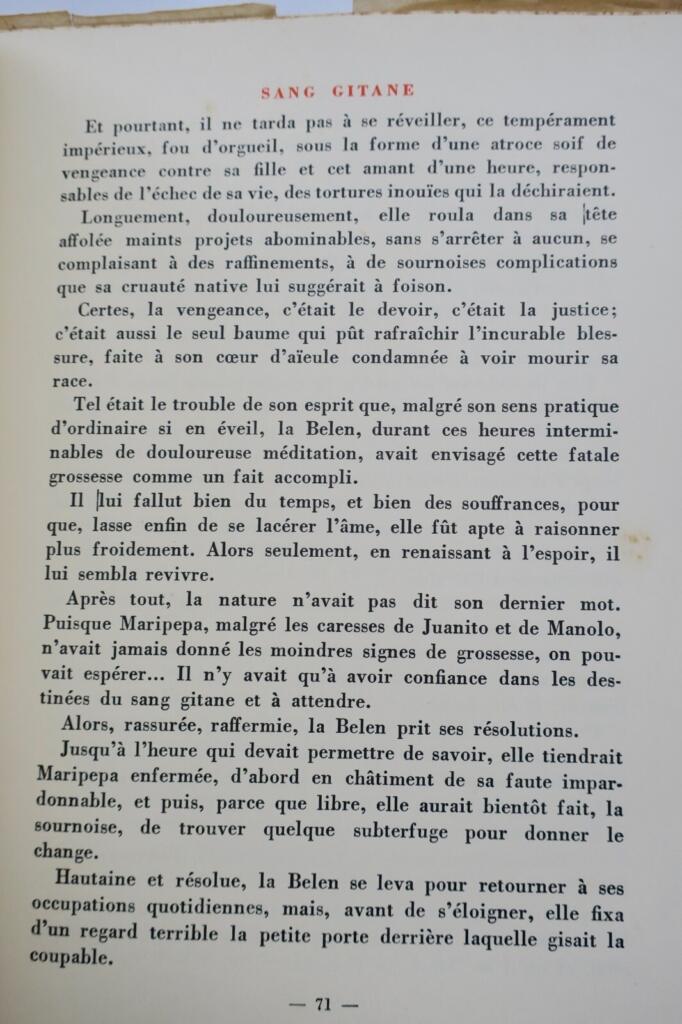 RAYMOND ESCHOLIER SANG GITANE