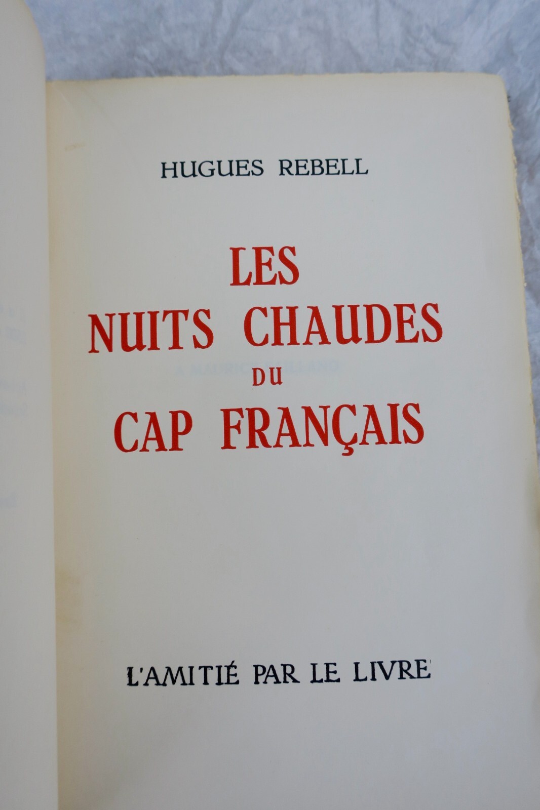 植民地ハイチの熱帯の夜と情熱<span class="lla-card-orig-wrap"><span class="lla-card-orig">❦ Rebell Les Nuits Chaudes du Cap Français</span></span> - La Librairie Antique