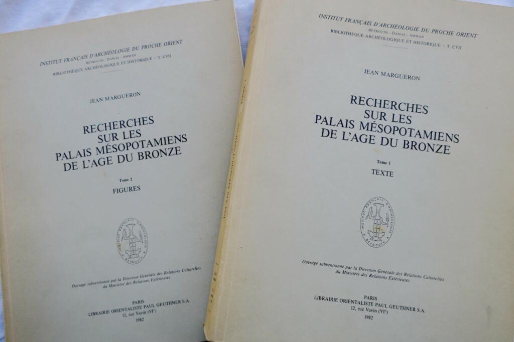 RECHERCHES SUR LES PALAIS MESOPOTAMIENS DE L’AGE DU BRONZE