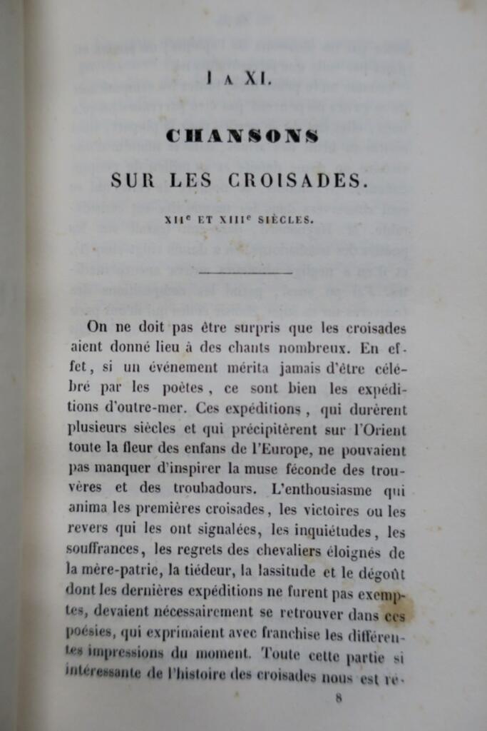 Collection of historical French songs