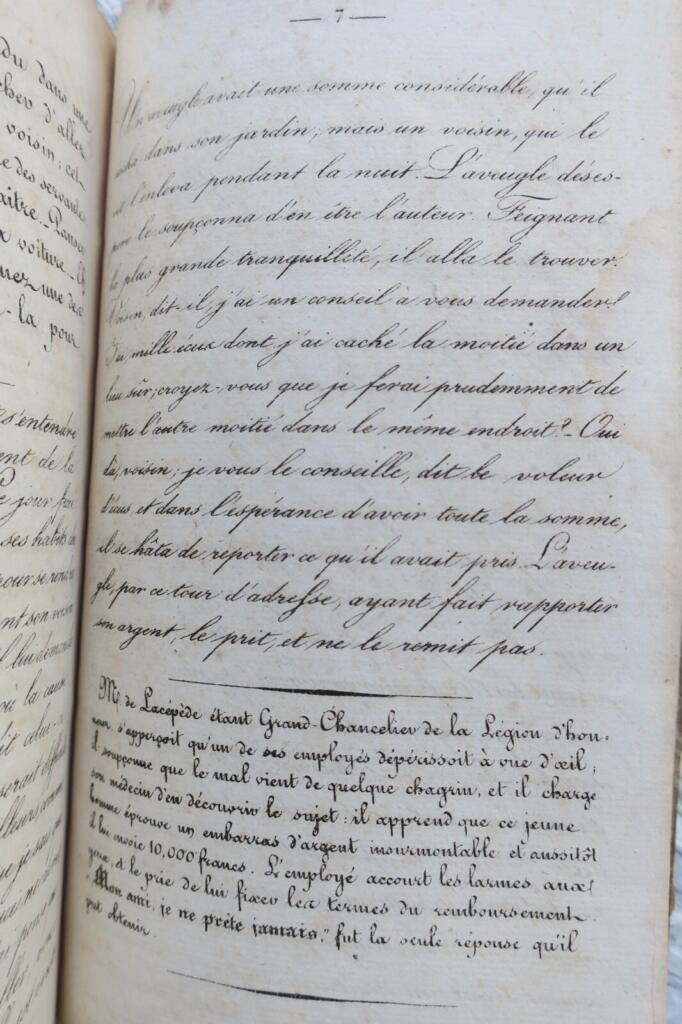 Facsimiles of French and English Scripts