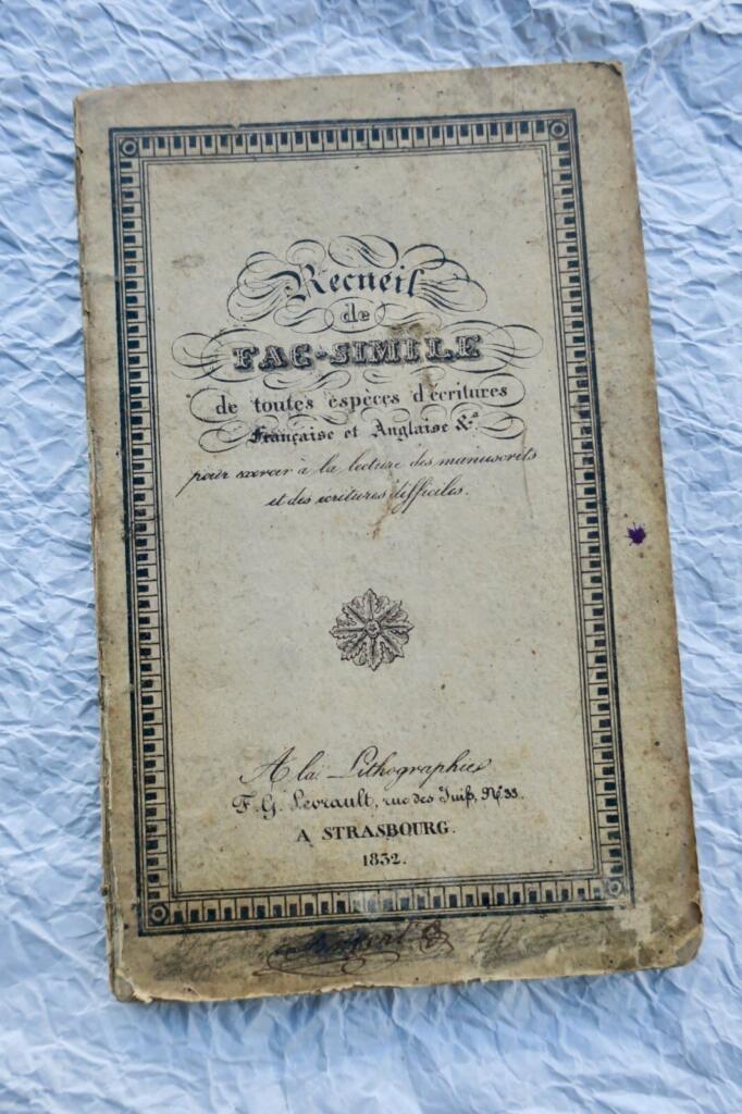 Facsimiles of French and English Scripts
