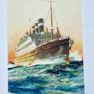 Red Star Line" Triple-Screw "BELGENLAND ANTWERP-NEW-YORK-CANADA-Via SOUTHAMPTON-
