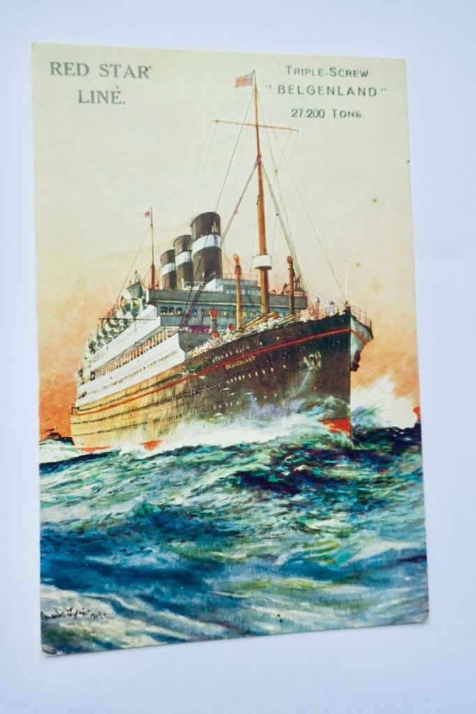 Red Star Line Triple-Screw Passenger Vessel