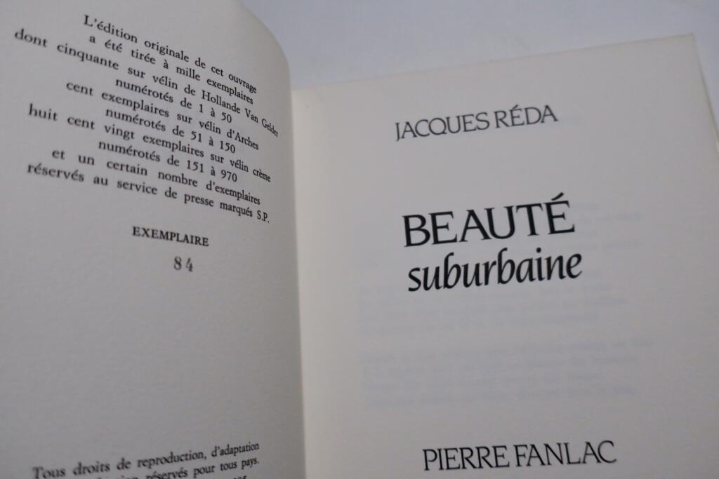 Suburban Beauty - First Edition