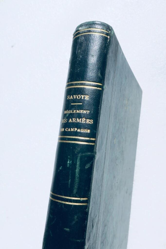 REGLEMENT ON THE ARMY SERVICE IN THE FIELD 1866 CHARLES DE SAVOYE 3rd RH