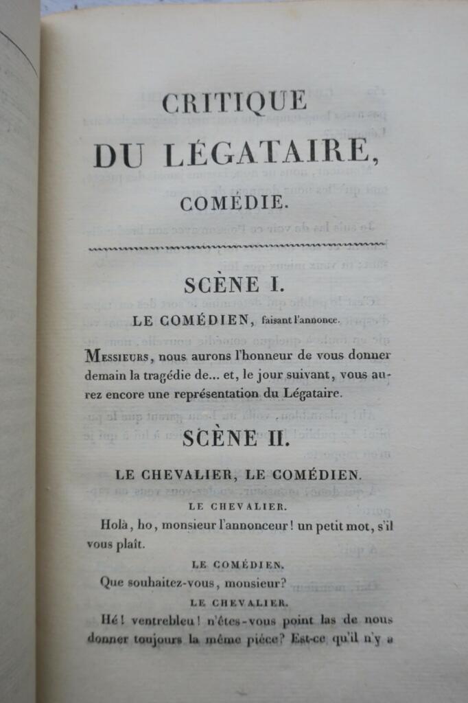 Complete Works of REGNARD - 1820 Edition