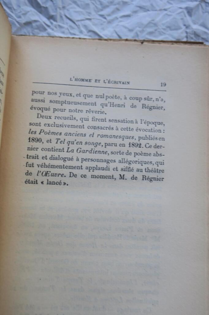 Dichter und Romanautor von Régnier